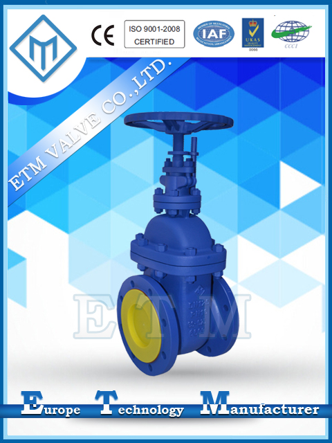 DIN Standard F4 Non Rising Stem Gate Valve